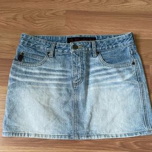 Mud- Jean Mini skirt, stonewashed, size 7 juniors